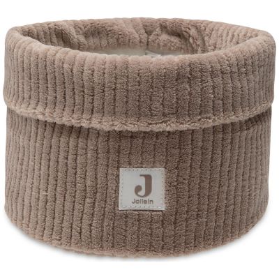 Panier de rangement Cloudy Rib Milky Coffee (14 x 18 cm) Jollein
