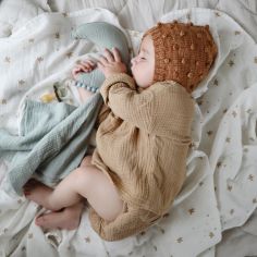 Maxi lange en coton bio Sparrows (120 x 120 cm)