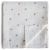 Variation Blanc, rose du produit Maxi lange en coton bio Sparrows (120 x 120 cm) de la marque Mushie