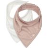 Lot de 2 bavoirs bandana Twinkling Wild Rose - Jollein