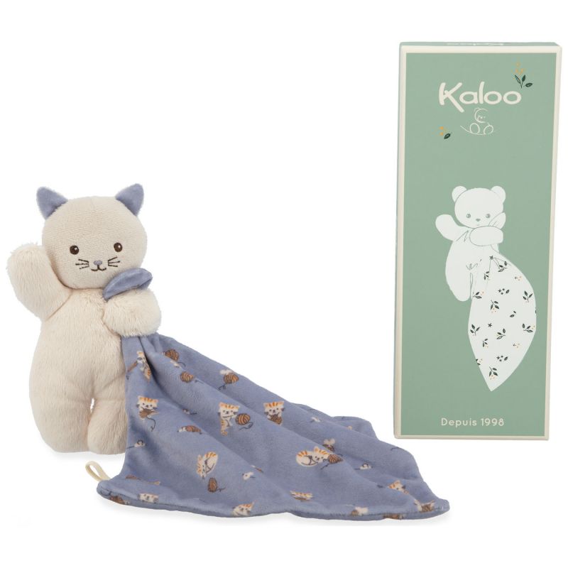 Doudou plat Chat Lilas Kaloo Packaging 9