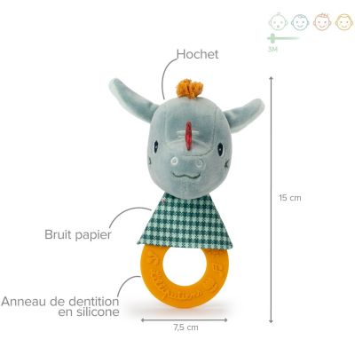 Hochet de dentition Joe