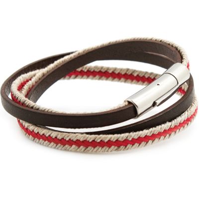 Bracelet Le Marin rouge (acier) Petits trésors