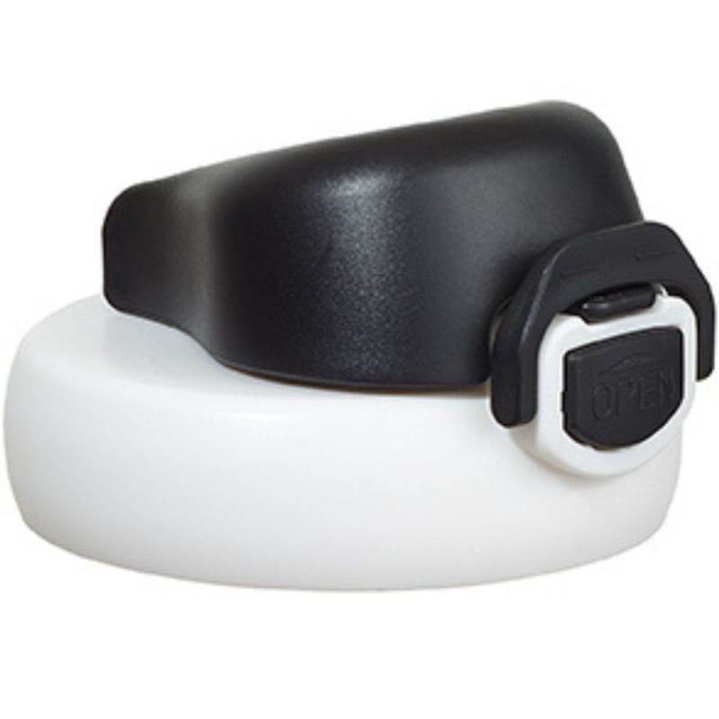 Petit capuchon pour gourde 210 ml blanc et noir Le Biberon Français Produit 1