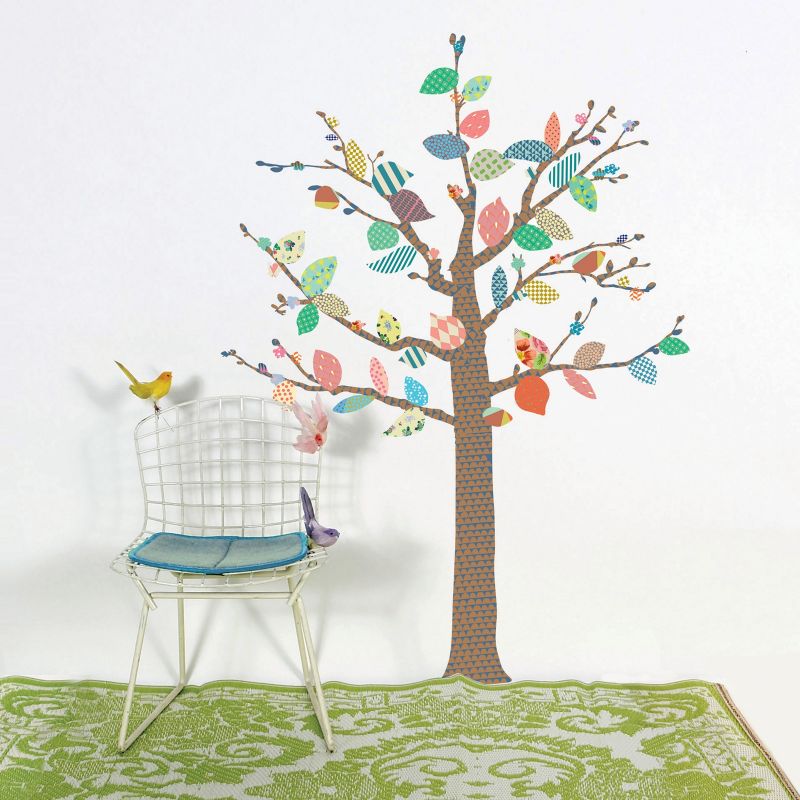 Stickers muraux arbre à motifs Mimi'lou