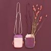 Sac bandoulière Outdoors Dusty orchid Fresk Ambiance 2