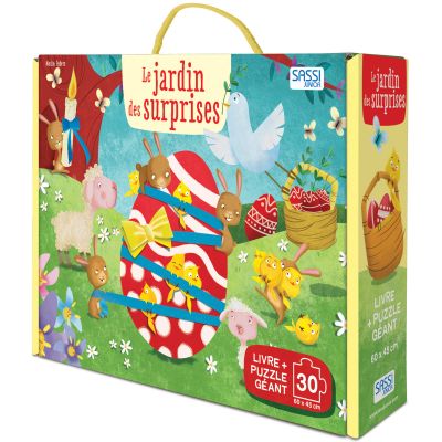 Livre et puzzle géant Le jardin des surprises, N. Fabris Sassi Junior