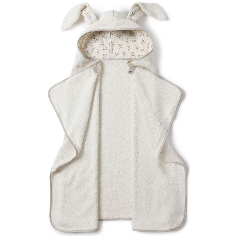 Cape de bain Bunny Olive Bloom (80 x 145 cm) Babyshower Produit 1