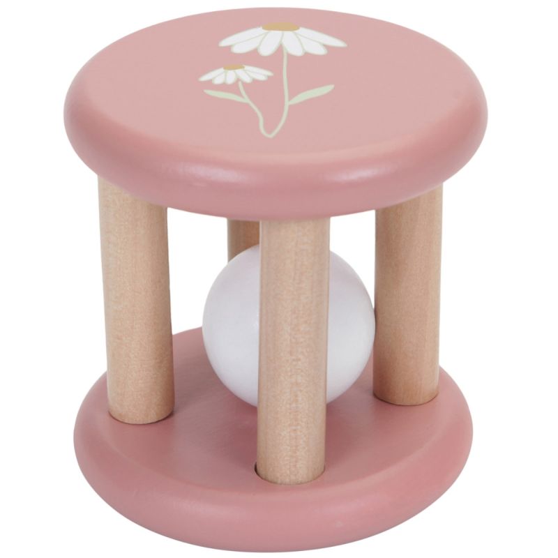 Hochet en bois Flowers Little Dutch