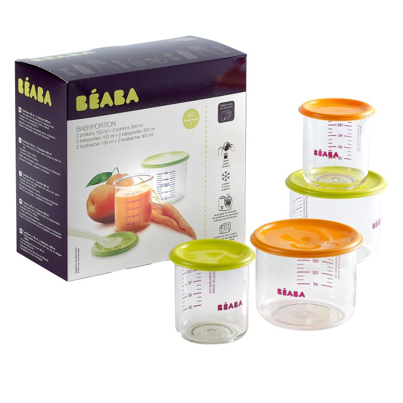 Coffret 2 baby portions + 2 maxi portions Sorbet Béaba