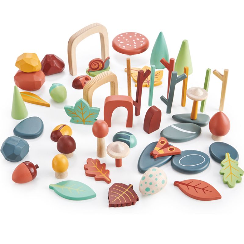 Jeu en bois Mon sol forestier Tender Leaf