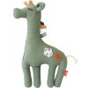 Peluche hochet Girafe olive (24 cm) - Kikadu