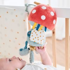 Peluche d'activités Champignon Felix et Léo (32 cm)