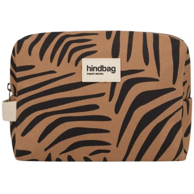 Trousse de toilette Leon Zèbre Cannelle