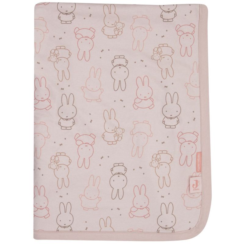 Couverture Miffy Moments Silk Rose (75 x 100 cm) Jollein Produit 3