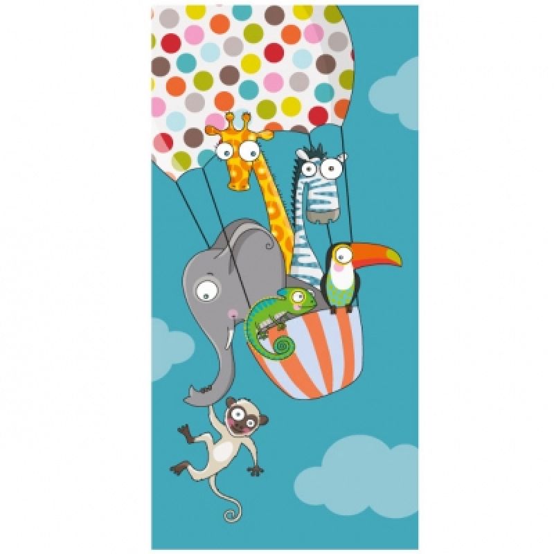 Tableau un tour en ballon (38 x 78 cm) Série-Golo