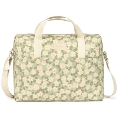 Sac à langer imperméable Gala Opera Green sakura  par Nobodinoz