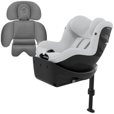 Siège-auto Sirona G i-Size avec insert nouveau-né Fog Grey light grey (Groupe 0/1) Cybex