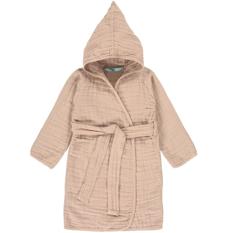 Peignoir en mousseline rose pâle (2-3 ans) Lässig
