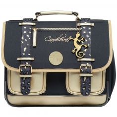 Cartable A4 maternelle Navy Gold Leopard (35 cm) - Caméléon