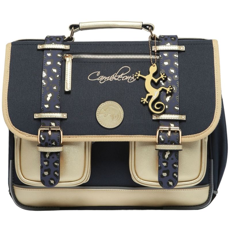 Cartable A4 maternelle Navy Gold Leopard (35 cm) Caméléon Produit 1