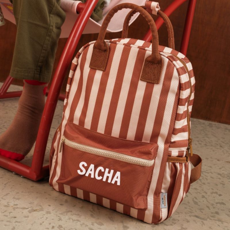 Sac à dos Rayures (personnalisable) Atelier Wagram Ambiance 2