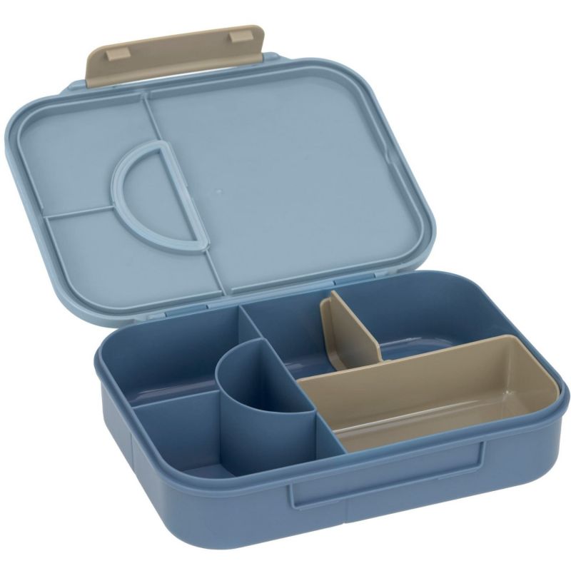 Boîte à goûter Bento Pattern Party bleu et vert Lässig Produit 7