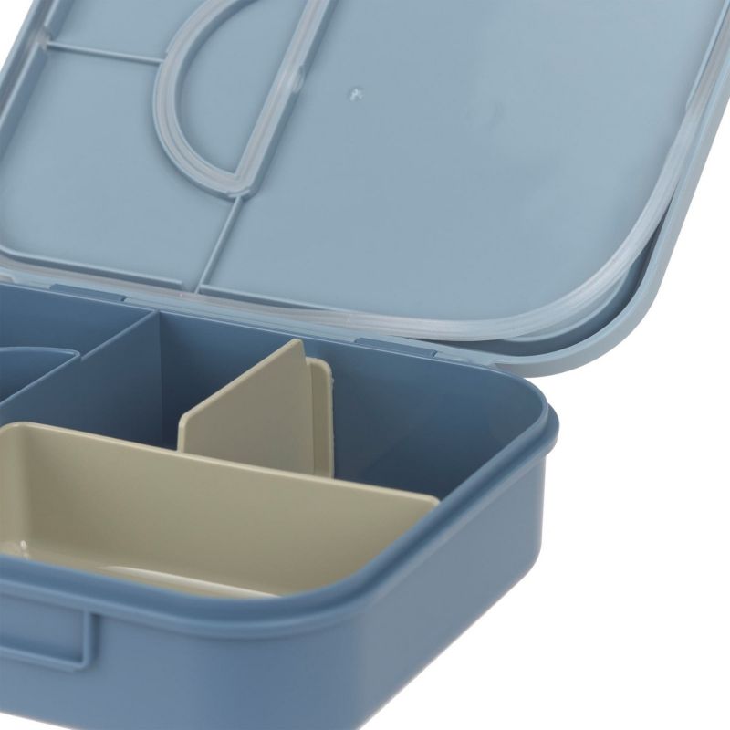 Boîte à goûter Bento Pattern Party bleu et vert Lässig Produit 9