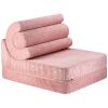 Chauffeuse Flipster Pink Mouse velours côtelé Wigiwama Produit 1