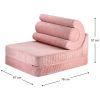 Chauffeuse Flipster Pink Mouse velours côtelé Wigiwama Produit 4