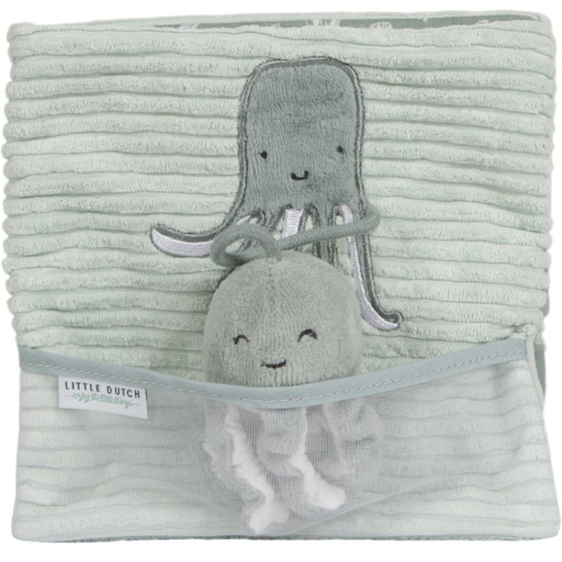 Livre bébé d'activités Ocean mint Little Dutch