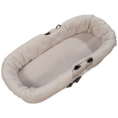 Housse de nacelle avec élastiques + Drap-housse pour nacelle Sintra Beige - Walking Mum