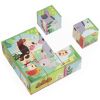 Puzzle cubes en bois Animaux de la Ferme Janod Produit 5