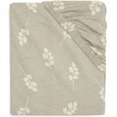 Drap housse en jersey Twig Olive Green (40 x 80 cm)