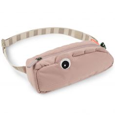 Sac banane matelassé enfant Croco Rose - Done by Deer