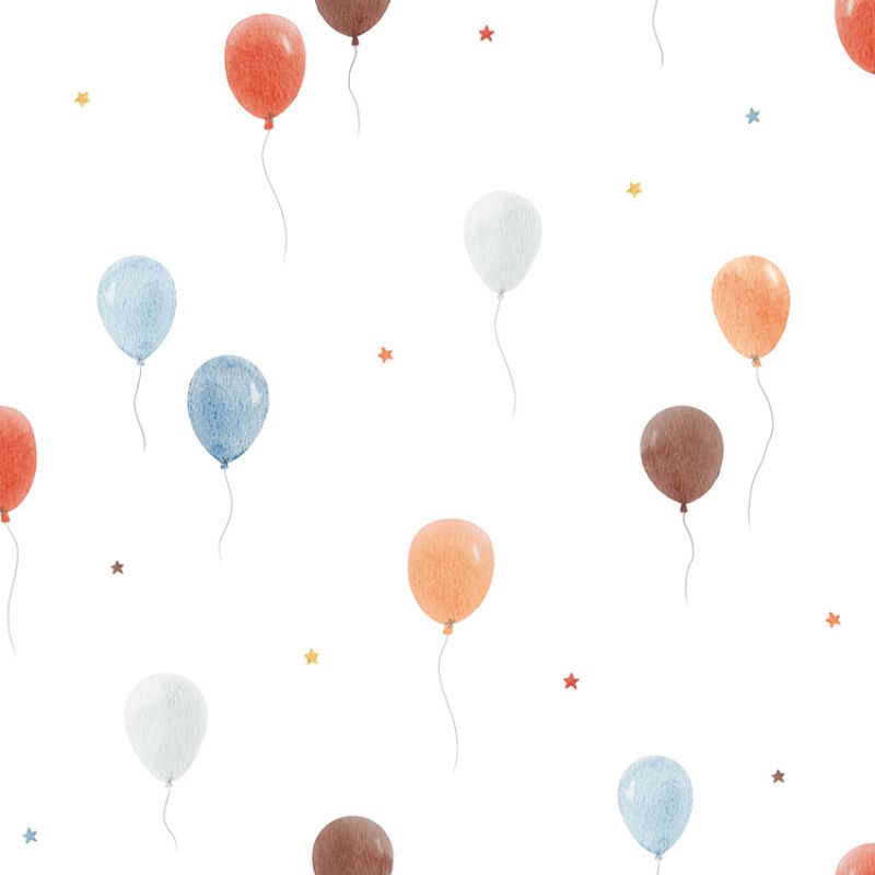 Papier peint Flying Balloons (50 cm x 10 m) Lilipinso