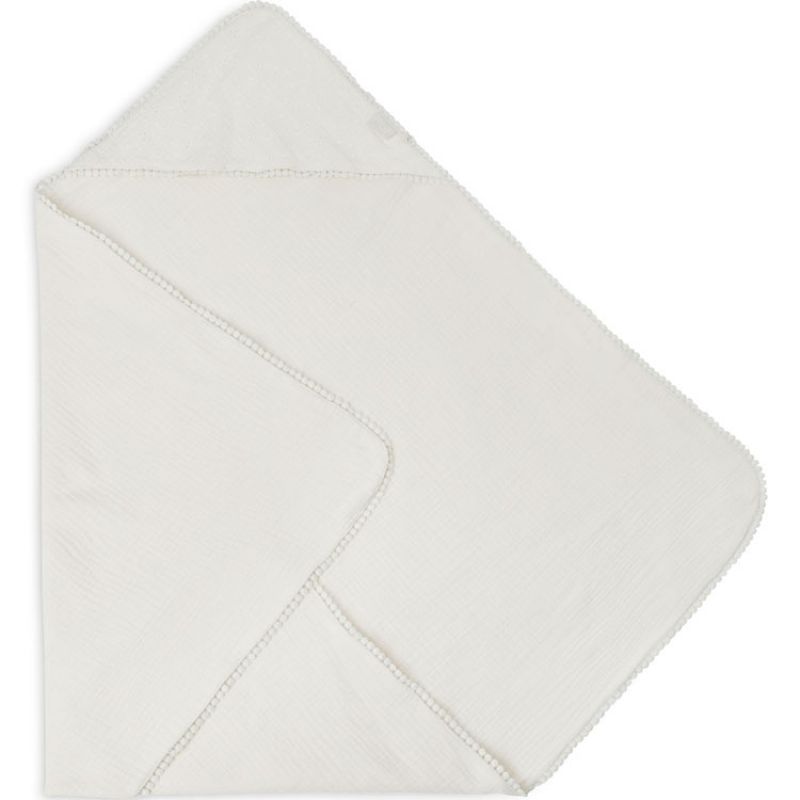 Cape de bain Embroidery Ivory (75 x 75 cm) Jollein