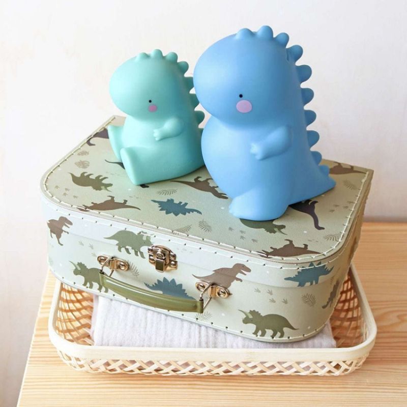 Lot de 2 valisettes de rangement Dinosaure A Little Lovely Company Produit 8