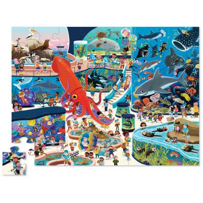 Puzzle Une journée à l'aquarium (48 pièces)