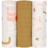 Lot de 3 langes en bambou et coton Little Mateys (80 x 80 cm)  par Lässig 