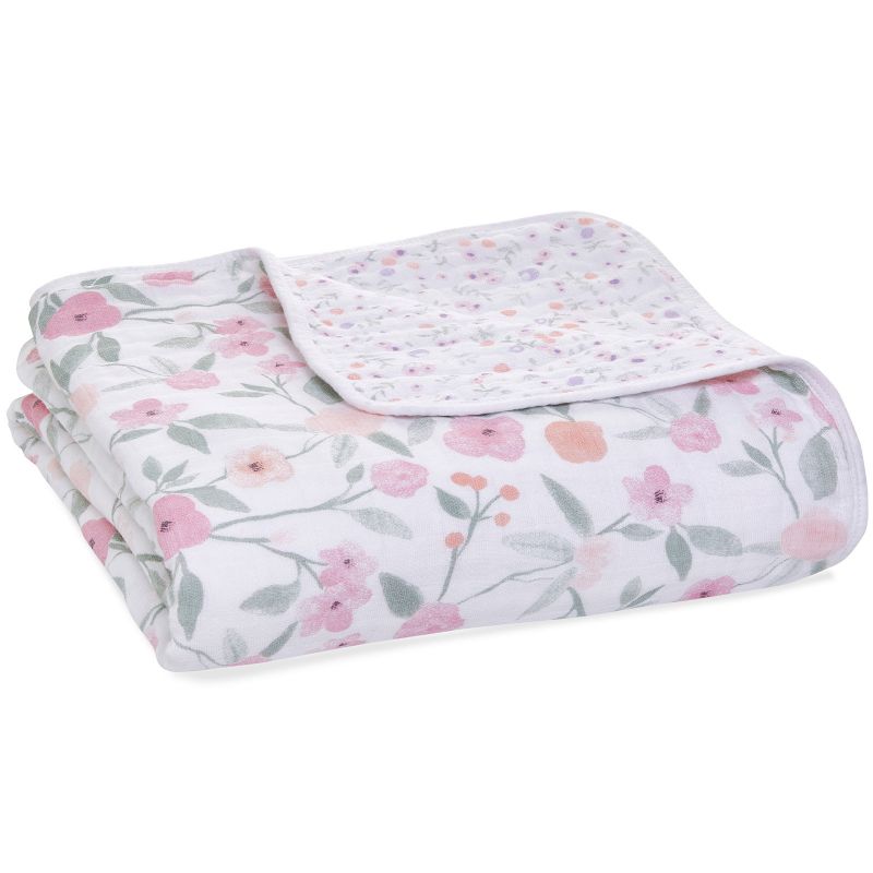 Couverture de rêve Dream blanket en coton Ma Fleur (120 x 120 cm) aden + anais