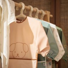 Bavoir à manches imperméable Miffy Peekaboo Wild Rose