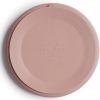 Assiette à compartiments en silicone avec ventouse Blush - Reconditionné  par Mushie