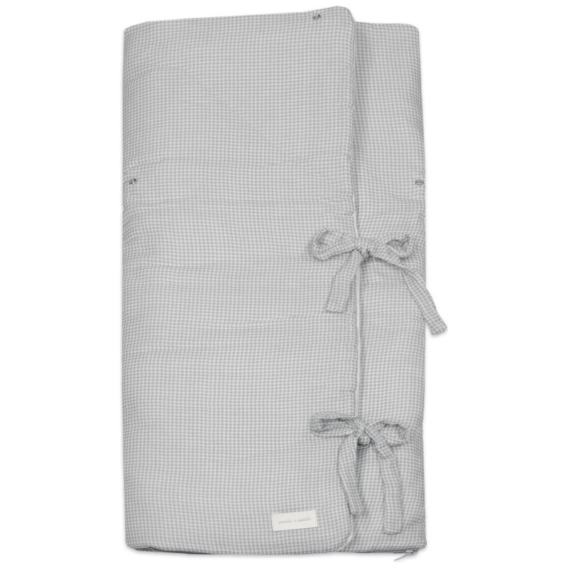 Nid d'ange et couverture Little Bloom Vichy Gris (TOG 2,5) Pasito a pasito Produit 4