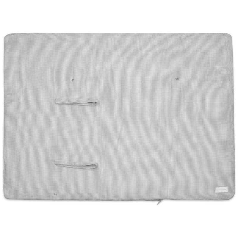 Nid d'ange et couverture Little Bloom Vichy Gris (TOG 2,5) Pasito a pasito Produit 6