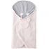 Couverture nomade Groloudoux Mix & Match Rose clair et gris (120 x 100 cm) - Noukie's Couverture nomade Groloudoux Mix & Match Rose clair et gris (120 x 100 cm) - Noukie's