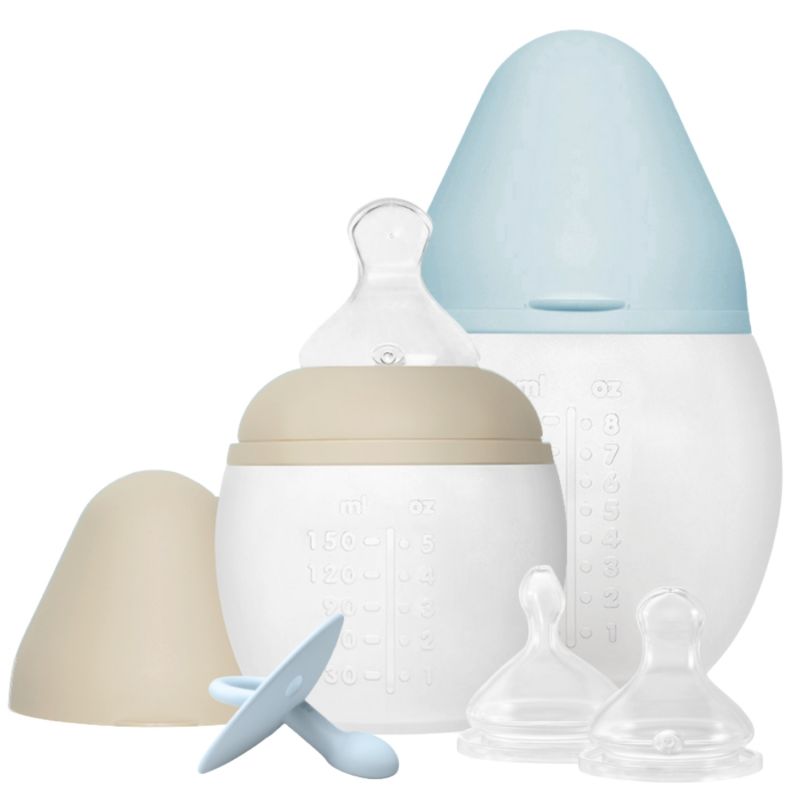 Mini coffret de naissance Blue Pale et Sand Elhée Produit 1