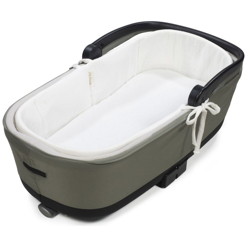 Housse de nacelle avec tiges et Drap housse pour nacelle Little Bloom Blanc Pasito a pasito Produit 3