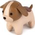 Hochet Adrien le chien Tiny Friends (14 x 5,5 cm) - Little Big Friends