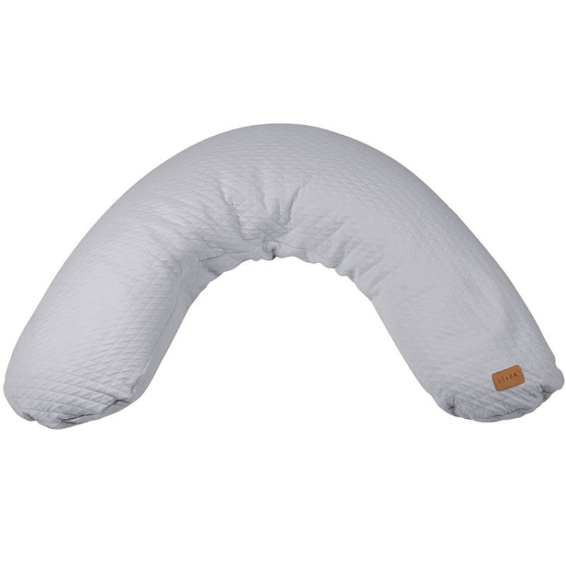 Coussin de grossesse Big Flopsy Fleur de coton gris perle Béaba